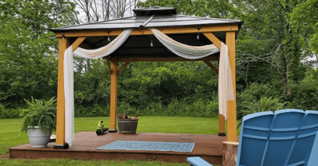 How To Anchor A Wooden Gazebo