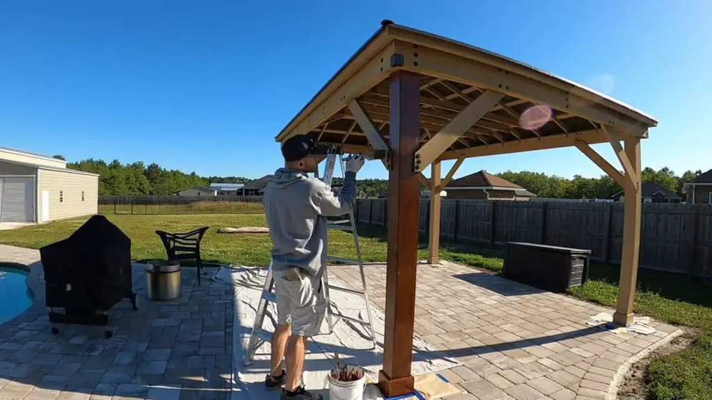 How to paint a gazebo? [Step by Step Guide of 2023]