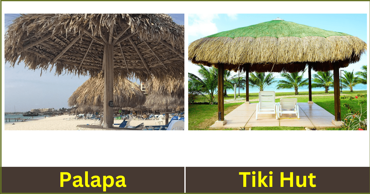 Palapa vs Tiki Hut