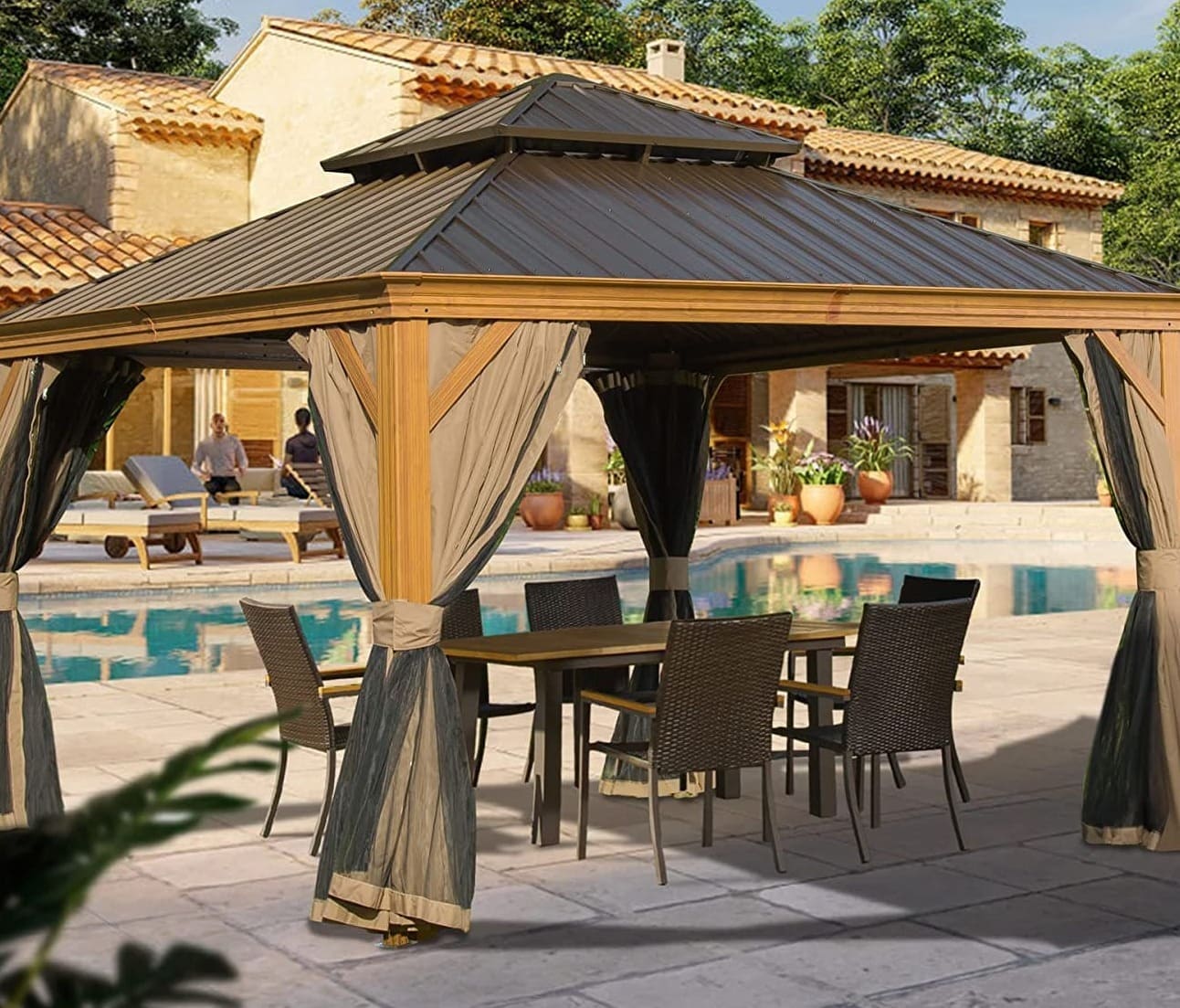 9 Best Gazebos For Rain and Snow Reviews & Guide [2023]