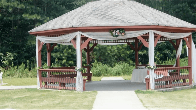 How To Decorate A Gazebo With Fabric