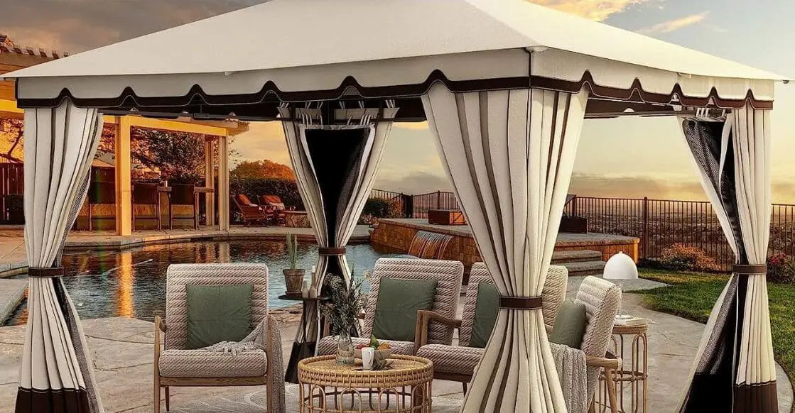 Clean and Maintain a Fabric Canopy Gazebo