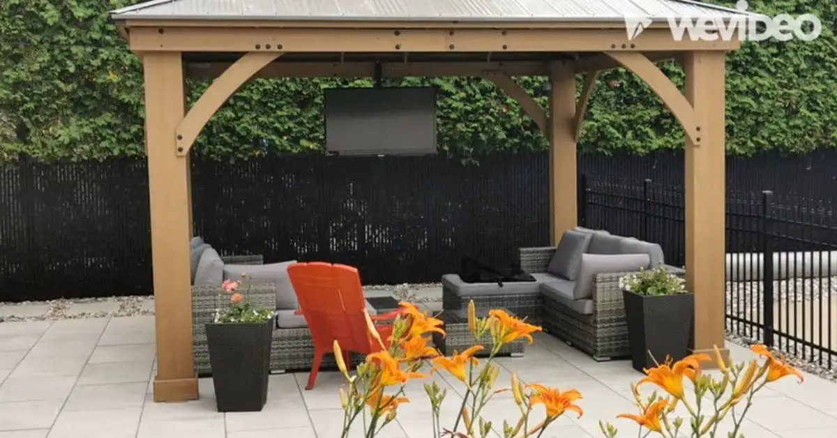 How To Hang A TV In A Metal Gazebo? A Detailed Guide [2023]