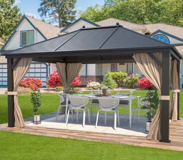 What types of events are ideal for a hard top gazebo