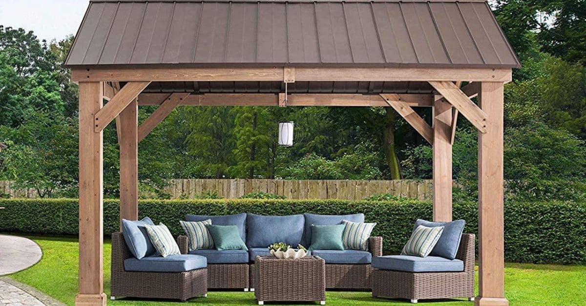 What features should I look for when buying a hard top gazebo