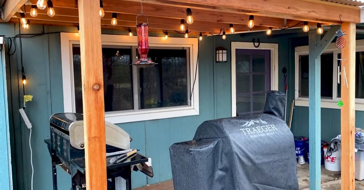 Can You Put a Gas Grill Under a Covered Porch