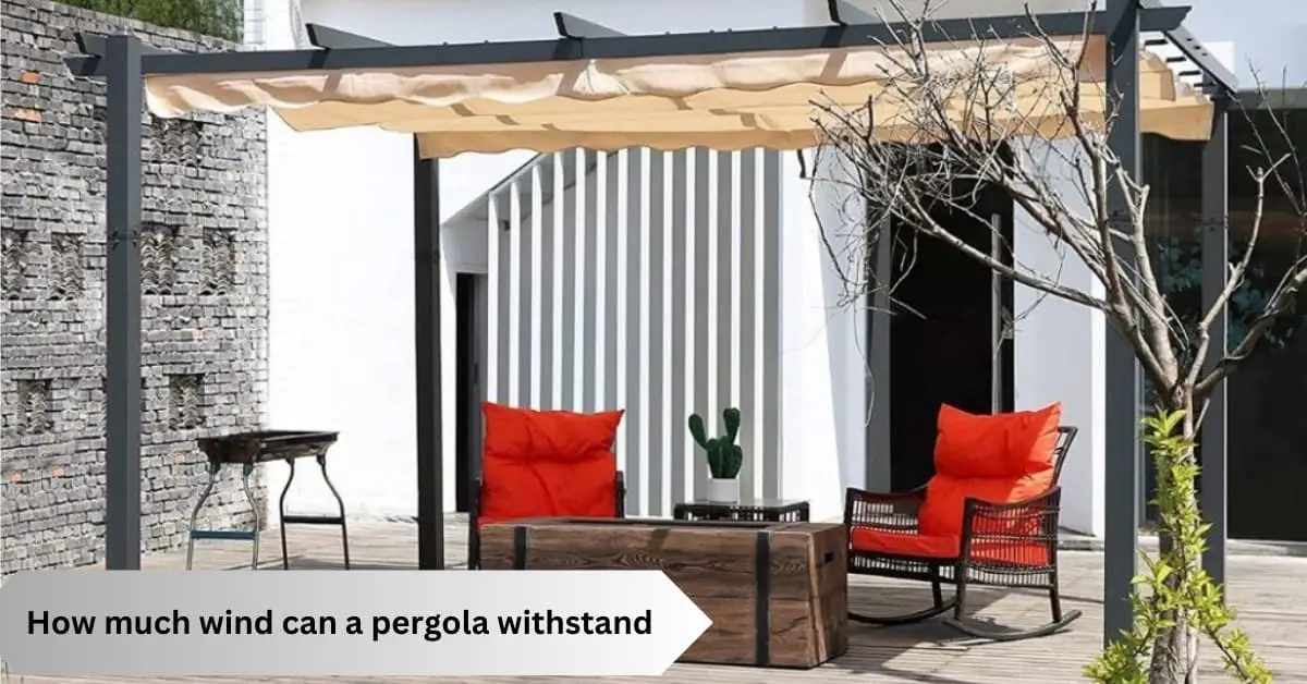 How much wind can a pergola withstand