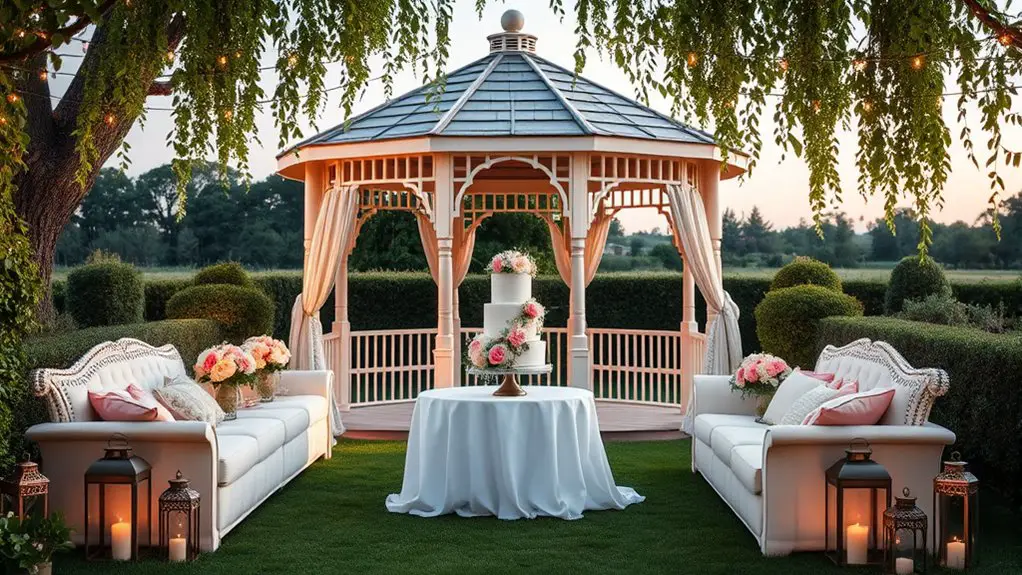 anniversary celebration gazebo ideas
