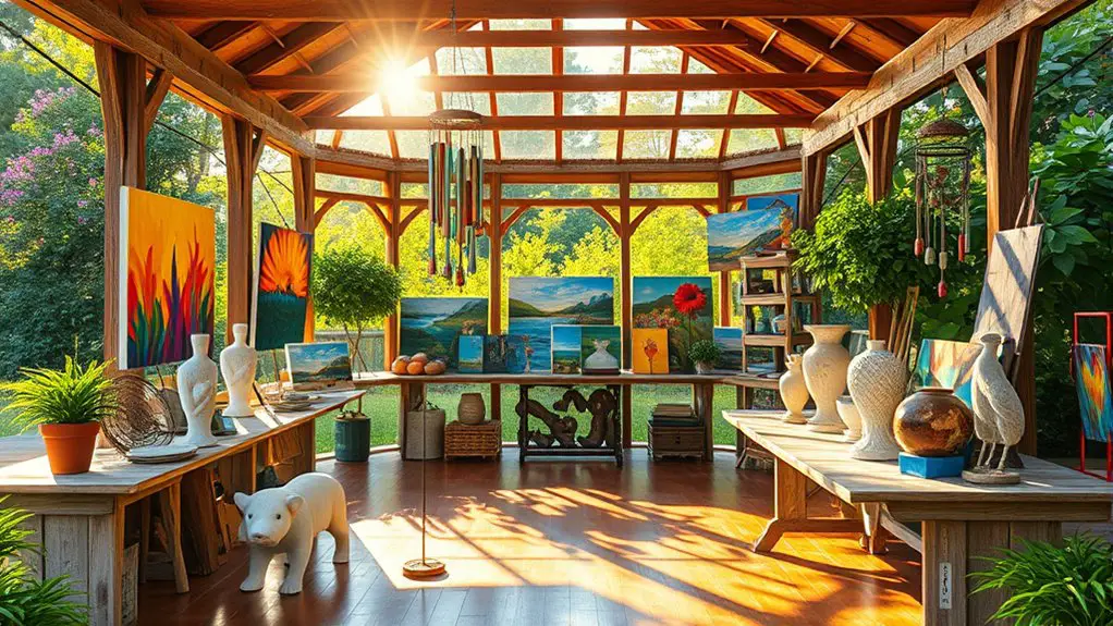 artistic enhancements for gazebo workshops