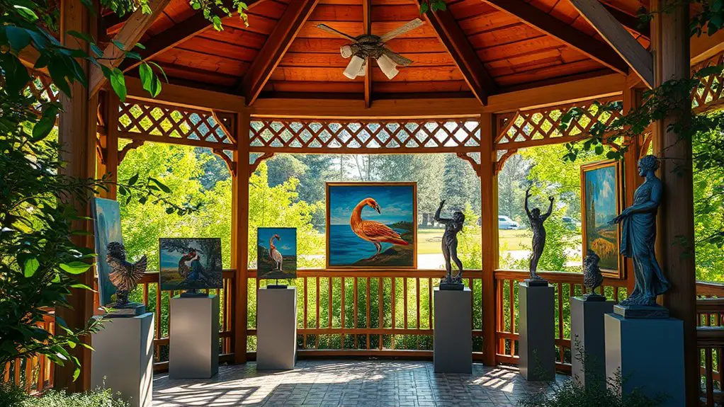 artistic outdoor display ideas