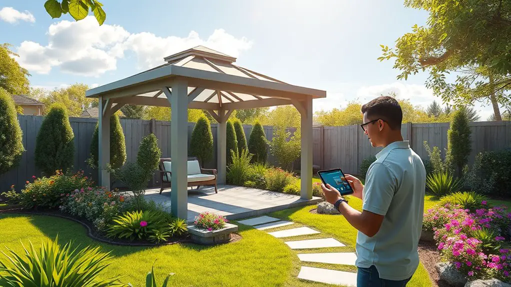 augmented reality for gazebo planning