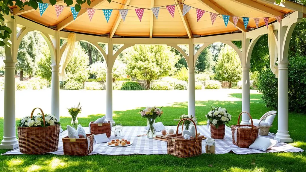 baby shower gazebo picnic