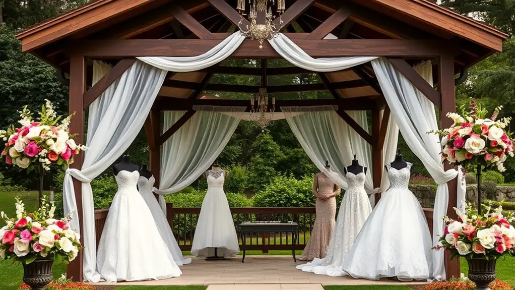 bridal fashion show gazebo