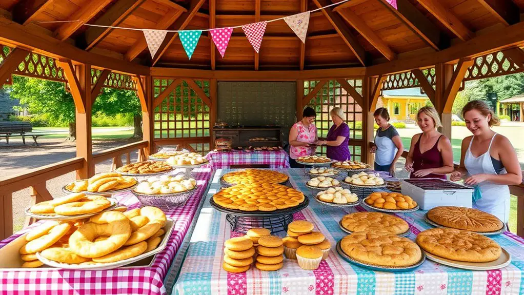 charity bake sale gazebo