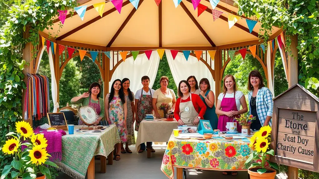 charity craft fair gazebo