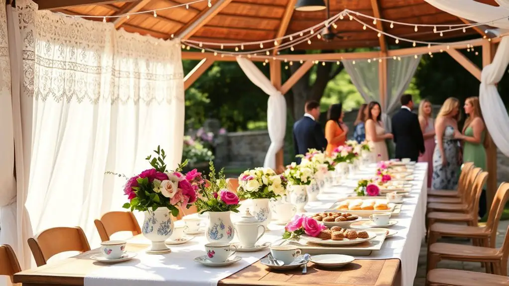 charity tea party planning