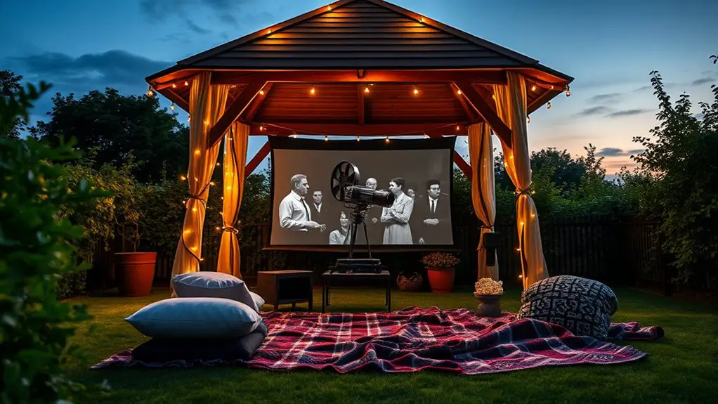 classic film gazebo event