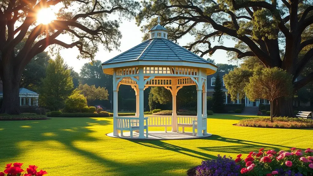 colonial american gazebo architecture