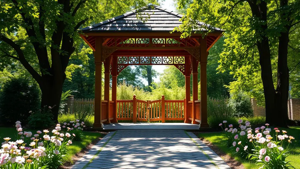 colonial american gazebo origins