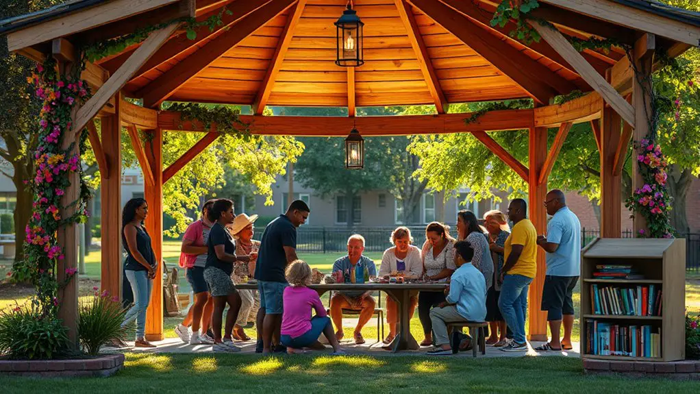 community resource gazebo usage