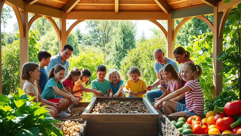 constructing a compost bin