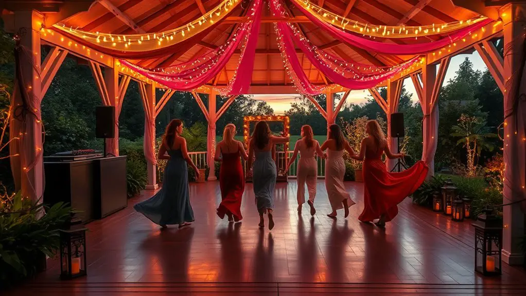 contemporary dance gazebo party