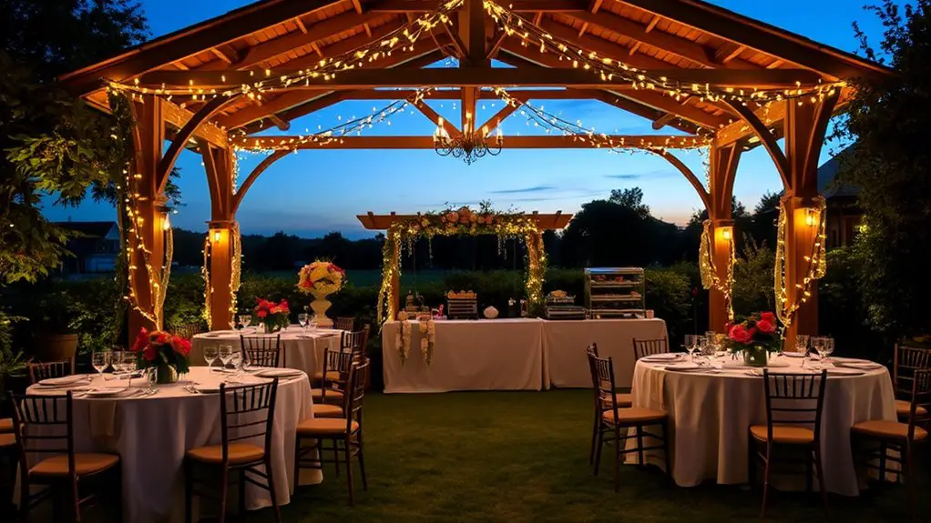 corporate networking gazebo event