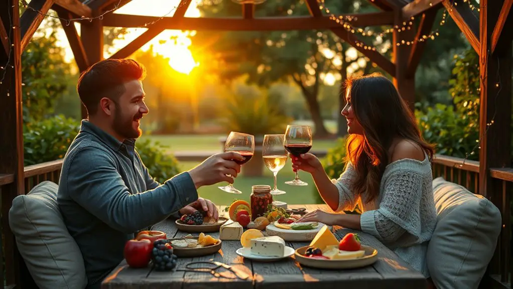 couples wine tasting event