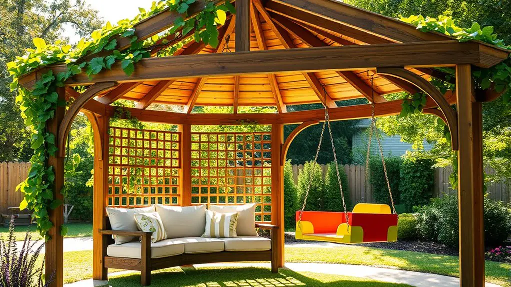 cozy chairs with shade