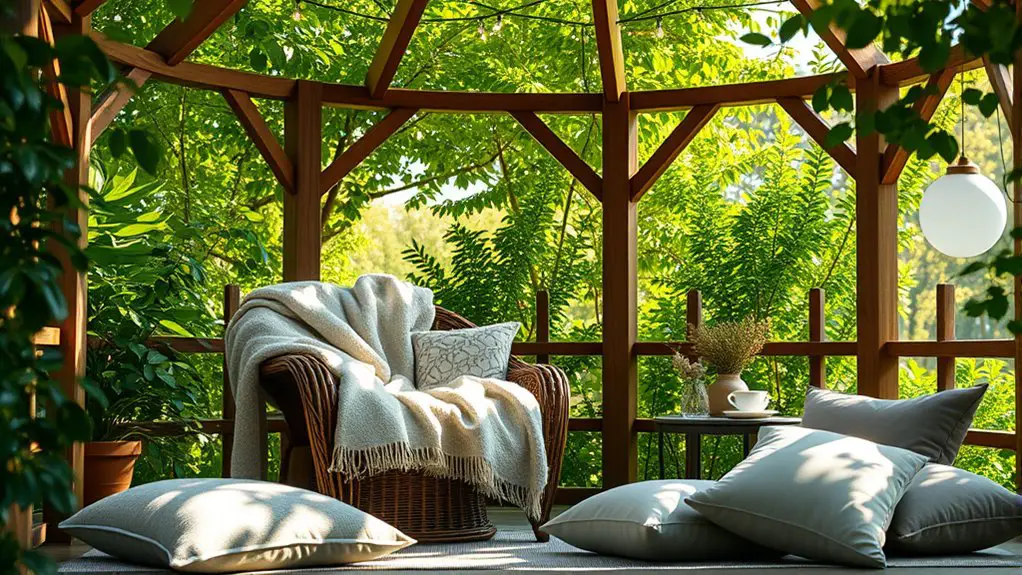 cozy soft textile accents