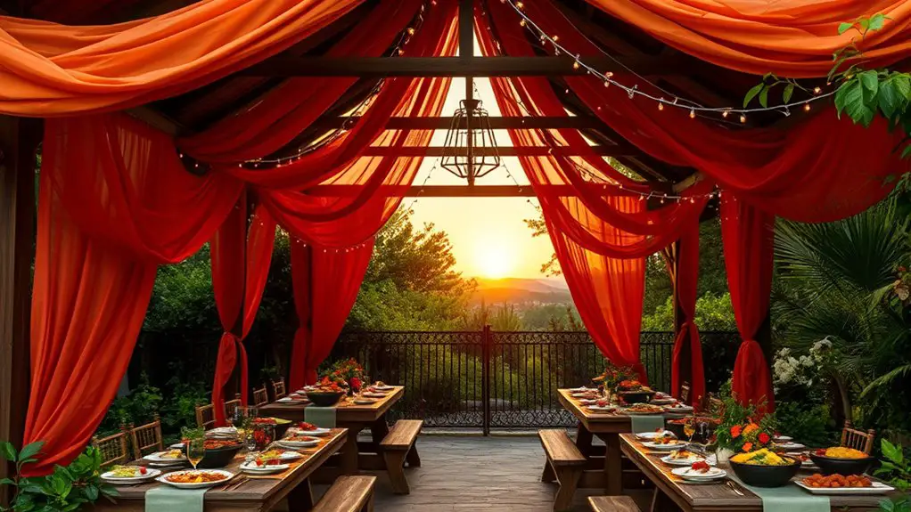 cultural cooking event gazebo