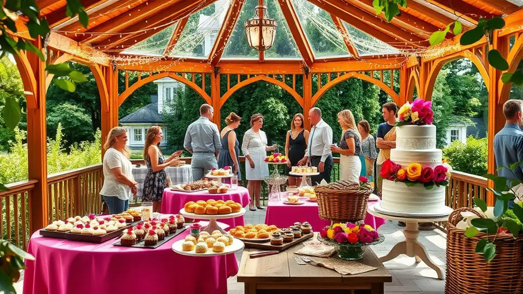 dessert bake off gazebo tips