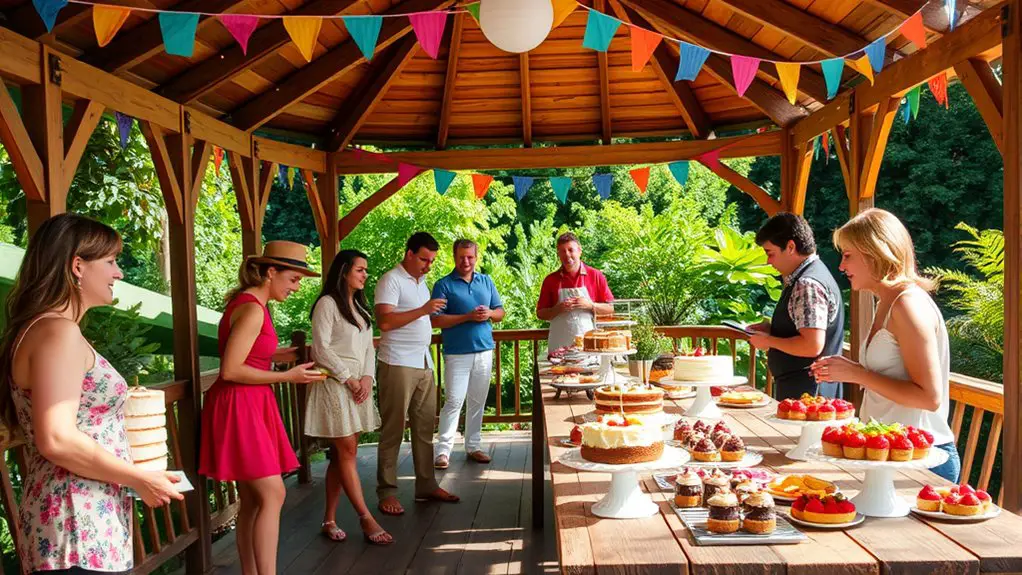 dessert competition gazebo planning