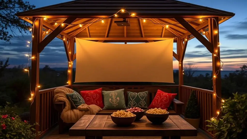 disney movie night setup