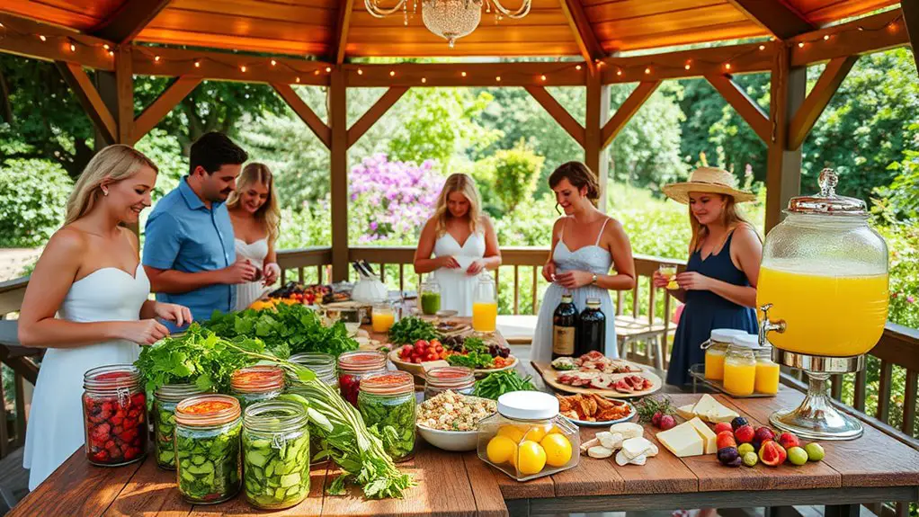 diy food stations ideas