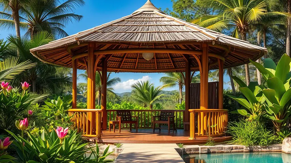 eco friendly gazebo design materials
