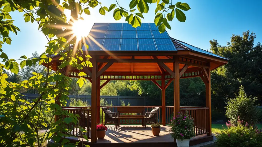 eco friendly solar gazebos