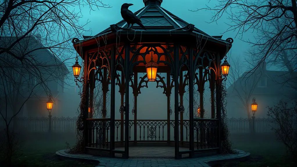 eerie ambiance through decor