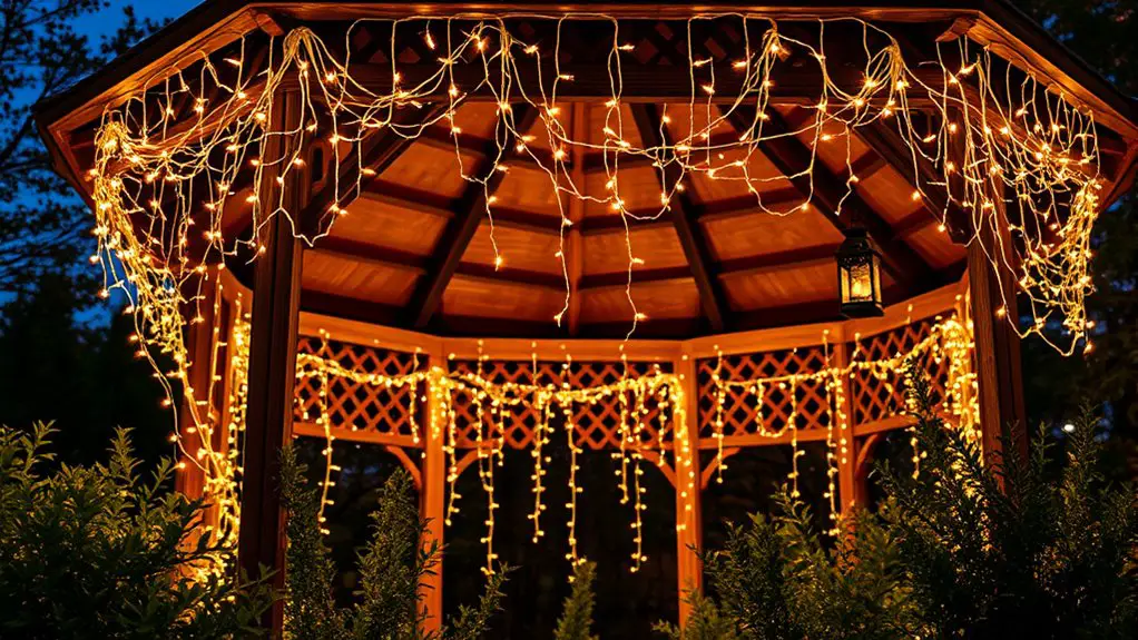 enchanting shimmering light display