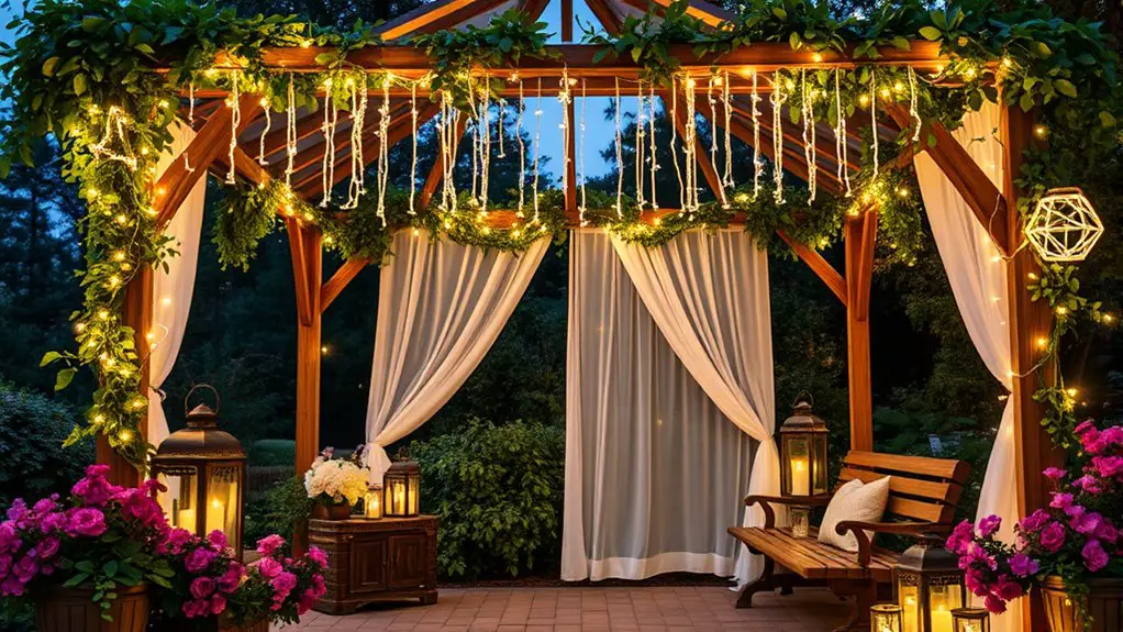 evening magic with lights