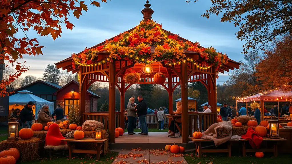 fall festival gazebo inspiration