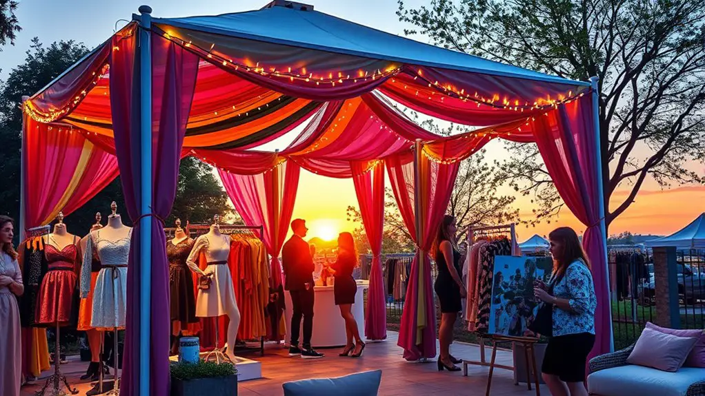fashion pop up event integration