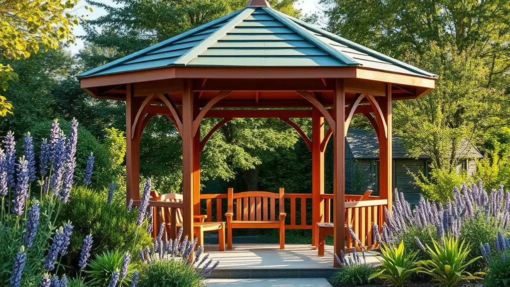 feng shui gazebo color selection
