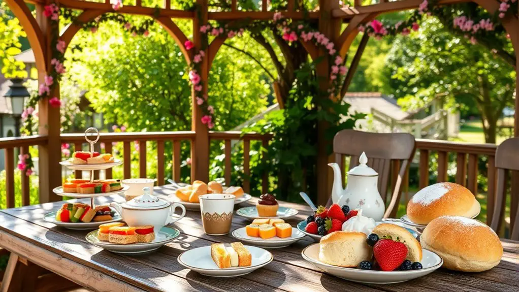 finger foods and scones