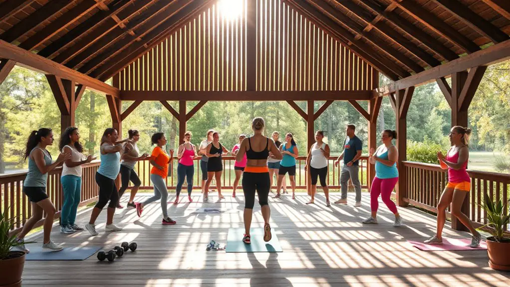 fitness bootcamp in gazebo