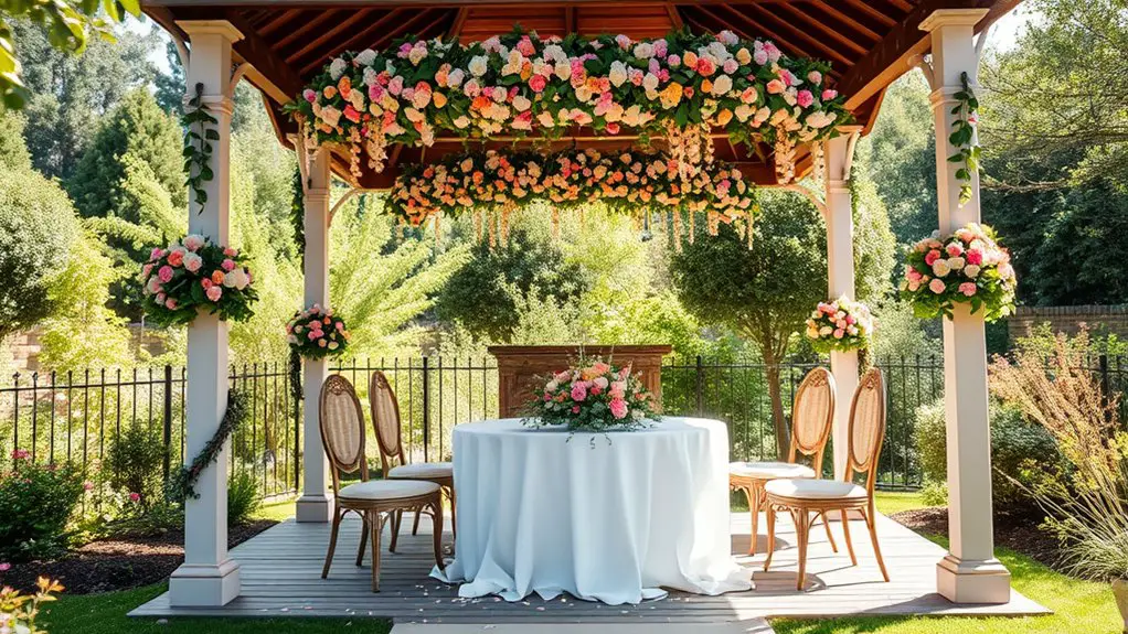 floral arrangements add elegance