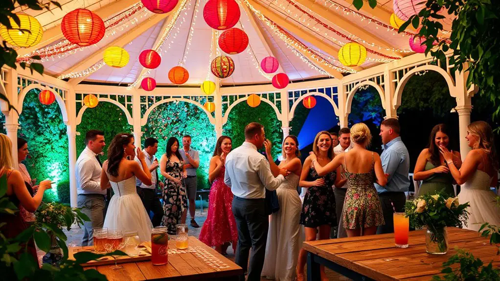 fun gazebo dance party