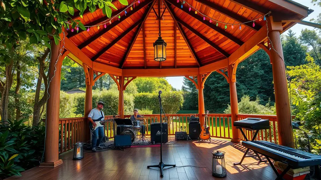gazebo as performance venue