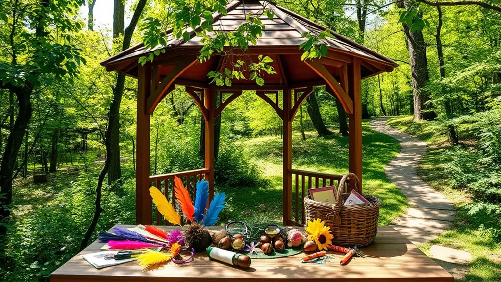 gazebo based nature scavenger hunt