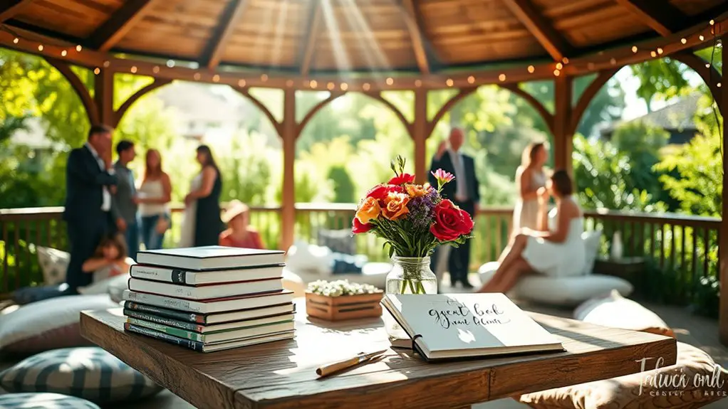gazebo book launch planning